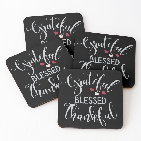 Item preview, Grateful, Blessed, Thankful   designed and sold by AmazingEcraft.