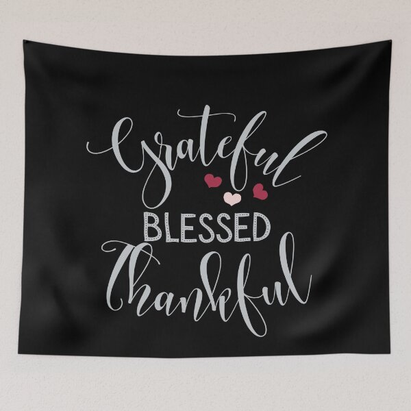 Item preview, Grateful, Blessed, Thankful   designed and sold by AmazingEcraft.