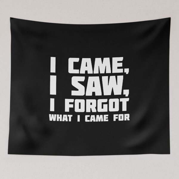 Item preview, I came i saw i forgot what i came for designed and sold by Alaadin Bendali Braham.