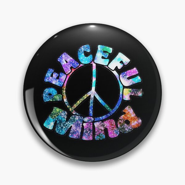 Item preview, Peaceful Mind (Funky Groovy 70's Look - Quotes About Peace) designed and sold by SassyClassyMe.