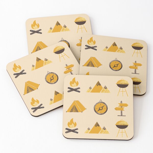 Item preview, Camping pattern designed and sold by evokearo.