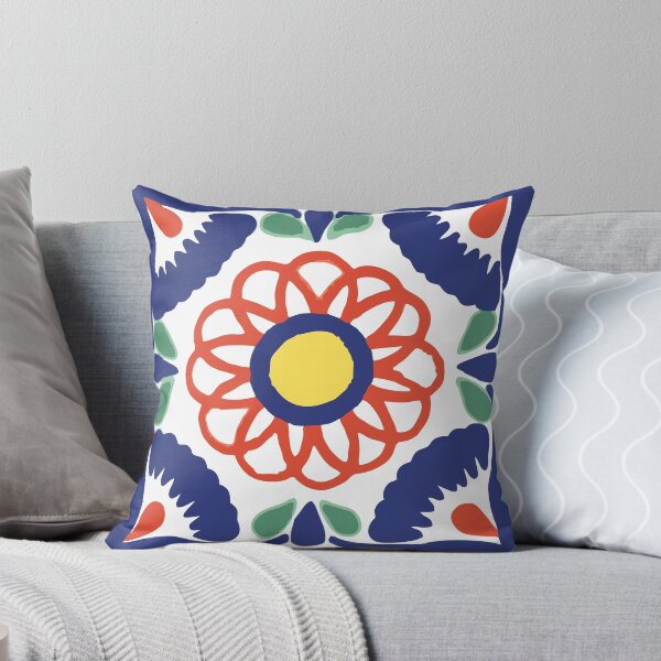 Item preview, Talavera Blue Petals designed and sold by Jennifer Geiger Art.