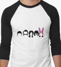 Bobs Burgers Belcher Line Up Men's Baseball ¾ T-Shirt