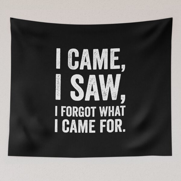 Item preview, I came i saw i forgot what i came for designed and sold by Alaadin Bendali Braham.