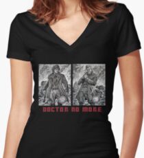 Doctor No More Women's Fitted V-Neck T-Shirt