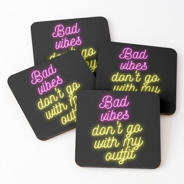Item preview, Bad Vibes Don't Go With My Outfit designed and sold by Kindology.