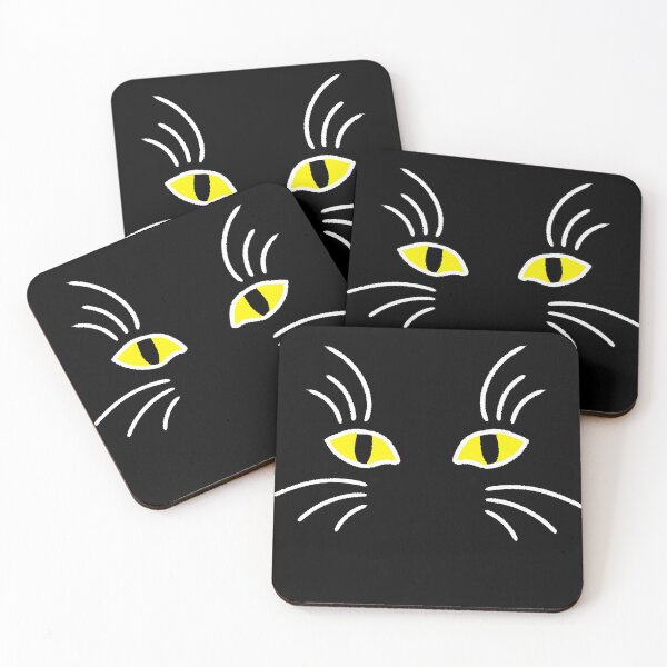Item preview, Meow (white lines) designed and sold by Tsuncarrot.