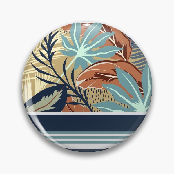 Artikelvorschau, Tropical, Striped Pattern, Boho Wall Art entworfen und verkauft von meggydesigns.