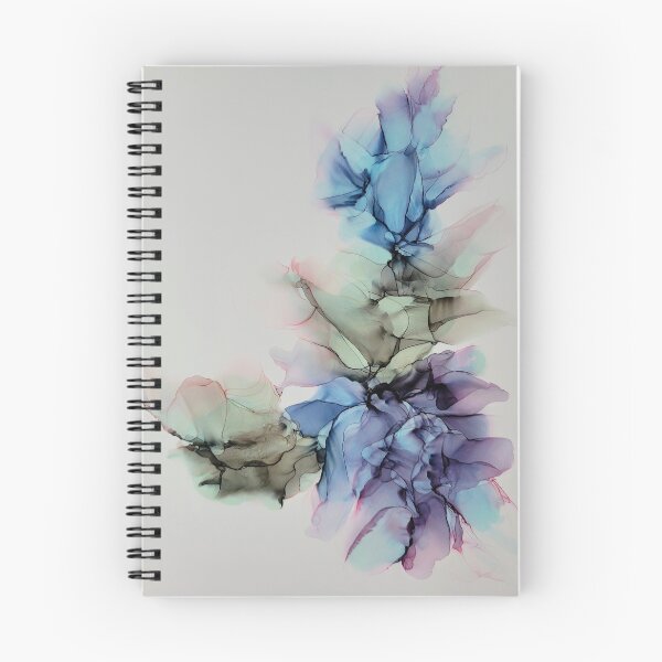 Item preview, Purple and. Blue abstract flowers  designed and sold by Chris Boothe.