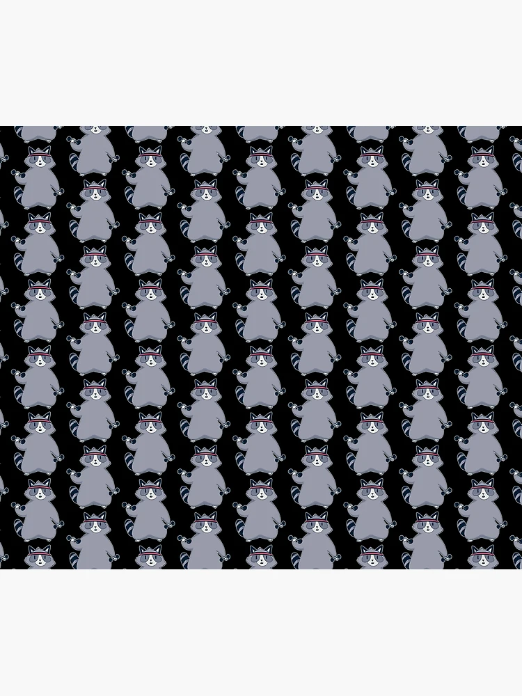 Thumbnail 6 of 6, Throw Blanket, Sport Racoon designed and sold by DavinciStore21.