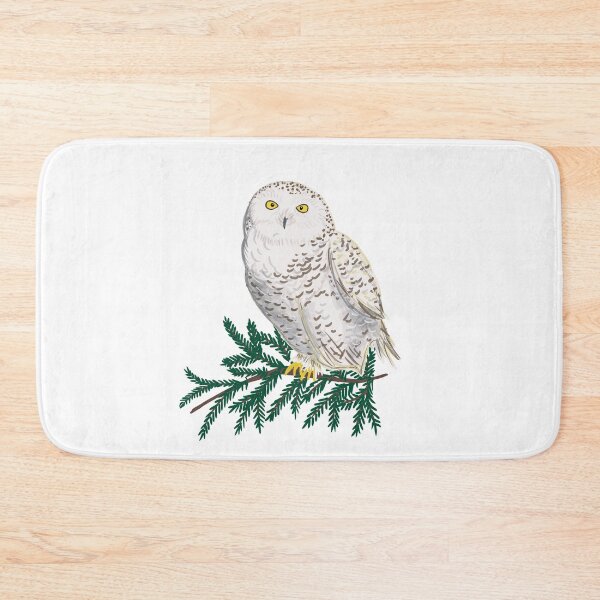 Item preview, White snow owl designed and sold by Luaillustration.