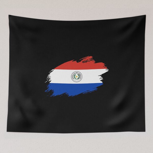 Item preview, Paraguay flag, South America flag designed and sold by GeogDesigns.