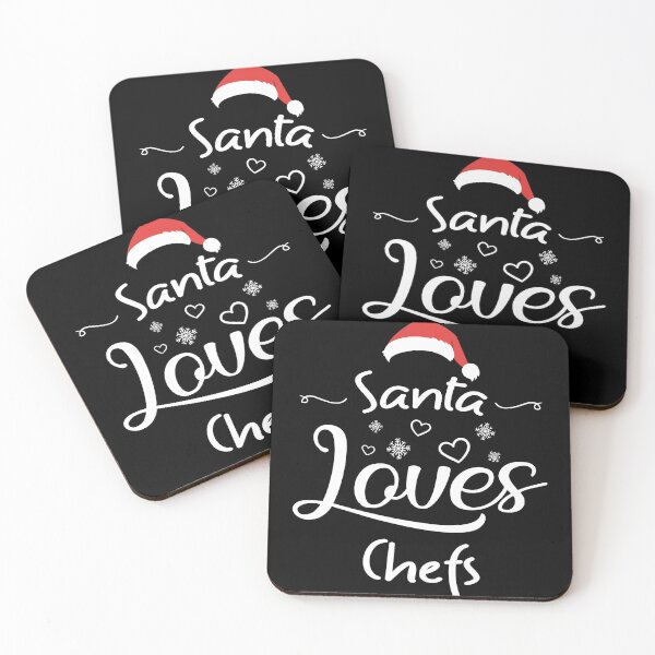 Item preview, Santa Loves Chefs Funny Christmas Gift For Men & Women Xmas Graduation Retirement Thank You Present designed and sold by Thedoode.
