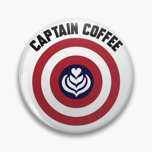 Item preview, Captain Coffee logo + text designed and sold by Dkrode.