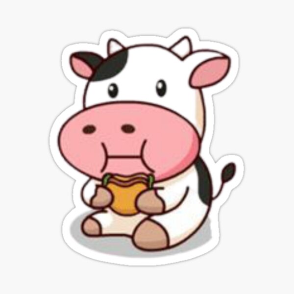 Vista previa del artículo con la obra «Vacas Kawaii», diseñado y vendido por Tarun Bisht.