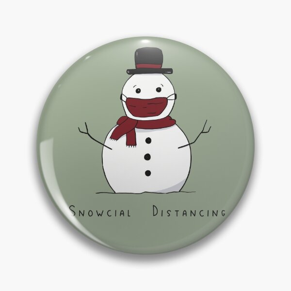 Item preview, Snowcial Distancing designed and sold by Millyscribbles.