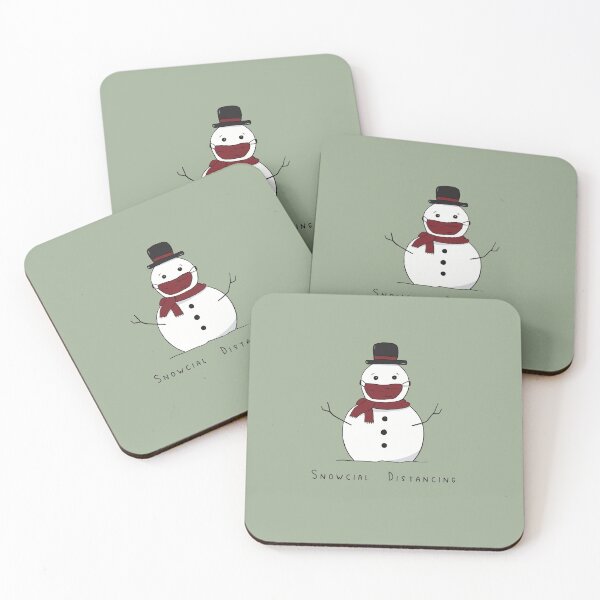 Item preview, Snowcial Distancing designed and sold by Millyscribbles.
