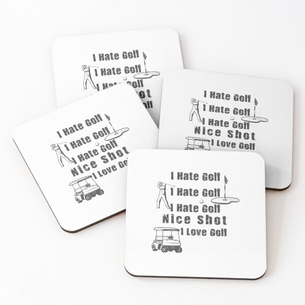 Item preview, I Hate Golf Nice Shot I Love Golf designed and sold by letsgoh.