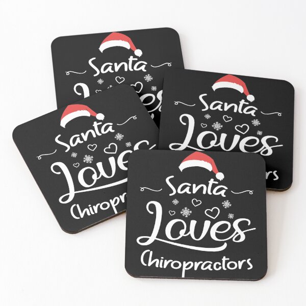 Item preview, Santa Loves Chiropractors Funny Christmas Gift For Men & Women Xmas Graduation Retirement Thank You Present designed and sold by Thedoode.