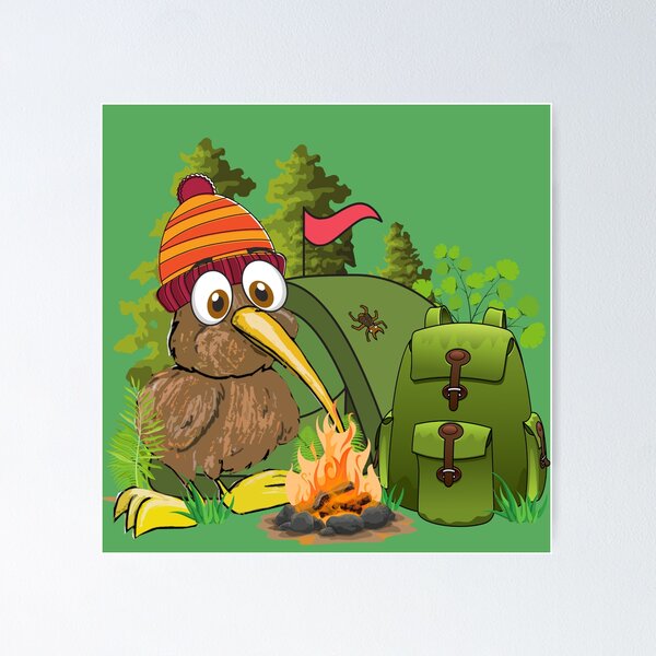 Item preview, Ken the Kiwi goes Bush designed and sold by Mandii Pope.