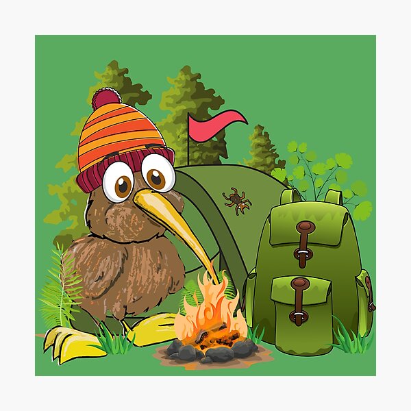 Item preview, Ken the Kiwi goes Bush designed and sold by Mandii Pope.