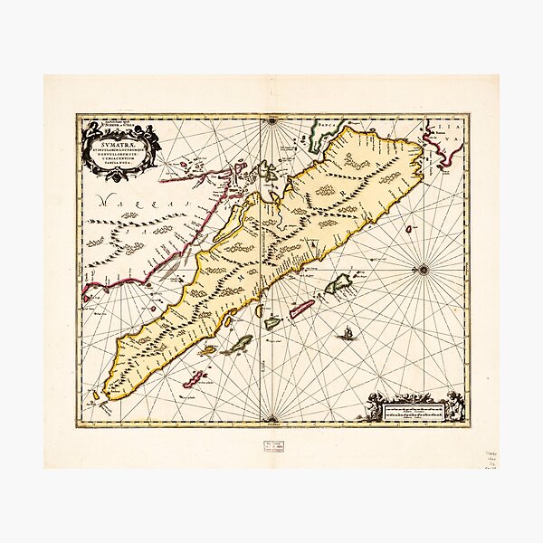Item preview, Map of Indonesia (c 1700) designed and sold by allhistory.