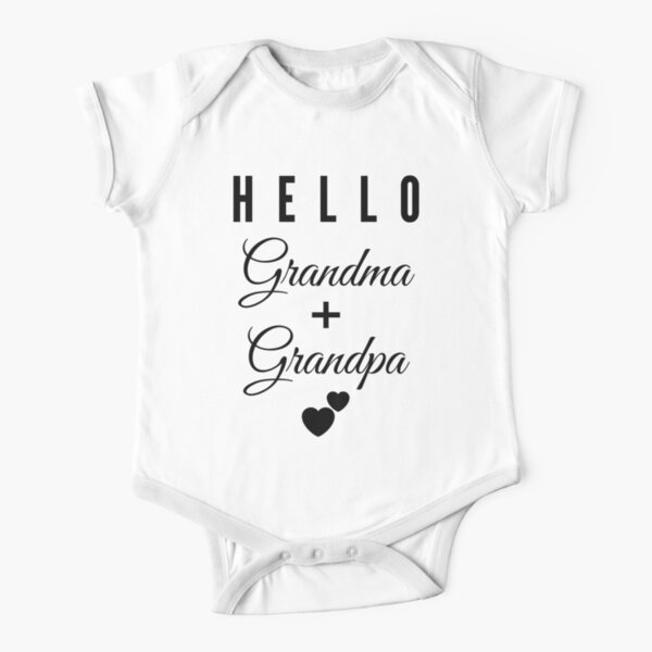 Baby Announcement Short Sleeve Baby One-Piece for Sale