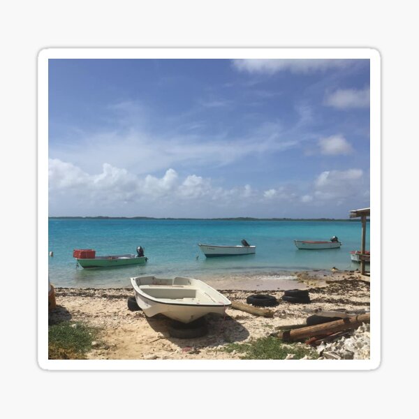 Beach, Caribbean, Bonaire Sticker