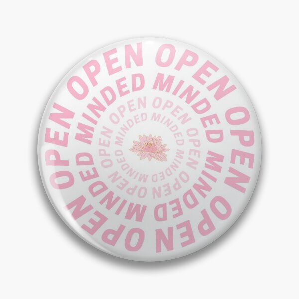 Item preview, Open Minded Inspirational Quote Pink designed and sold by cryinintheclub.