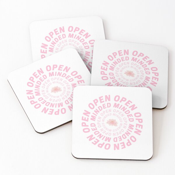 Item preview, Open Minded Inspirational Quote Pink designed and sold by cryinintheclub.