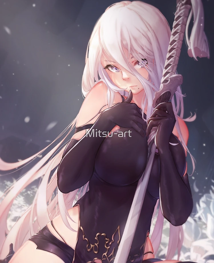 2B Nier Automata iPad Case & Skin by Mitsu-art