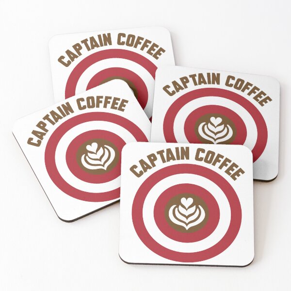 Item preview, Captain Coffee logo brown center  + text designed and sold by Dkrode.