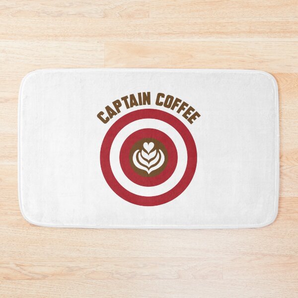 Item preview, Captain Coffee logo brown center + text designed and sold by Dkrode.