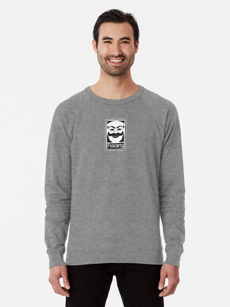 Mr Robot Hoodie Mr Robot Gift Society F society Mr Robot Mr Robot Merchandise TV Show Amazon Prime Video Mr Robot Fan Lightweight Sweatshirt for Sale by LiamJC Redbubble