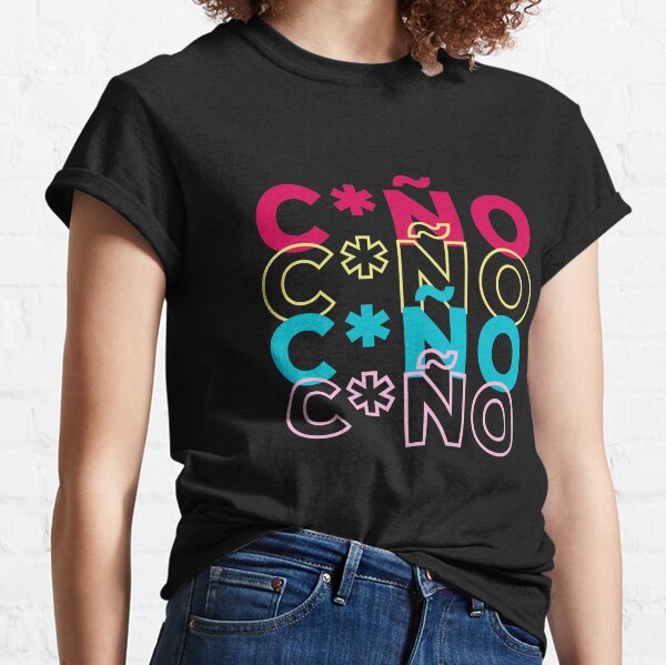 Coño Latino Colorful Camiseta clásica