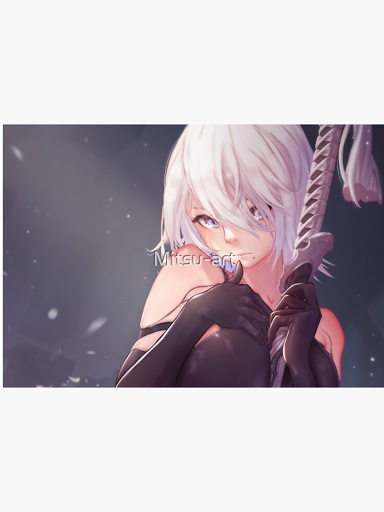 A2 short hair | Nier Automata by Mitsu-art