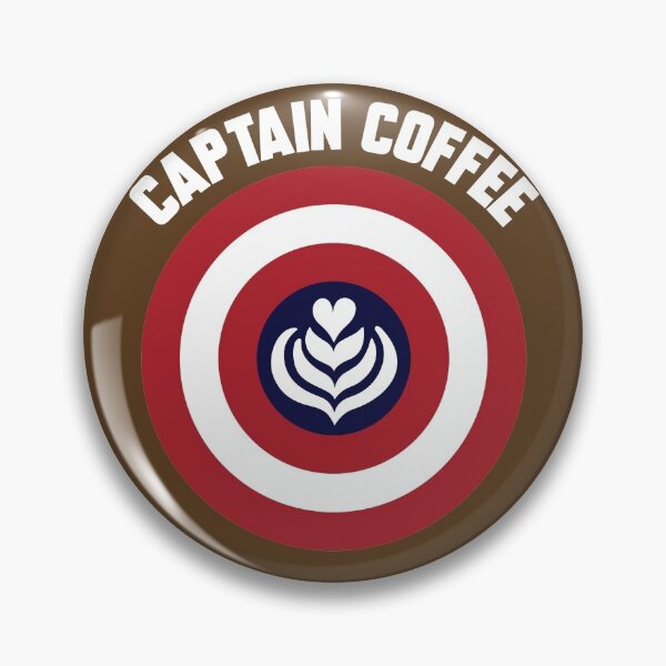 Item preview, Captain Coffee logo + white text designed and sold by Dkrode.