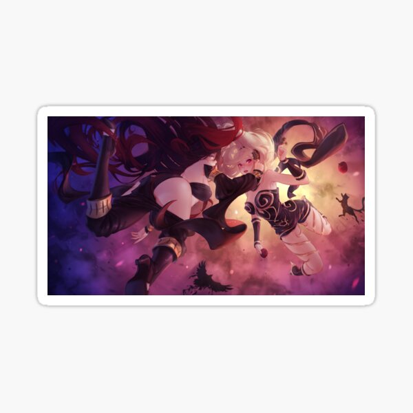 Kat and Raven | Gravity rush Sticker