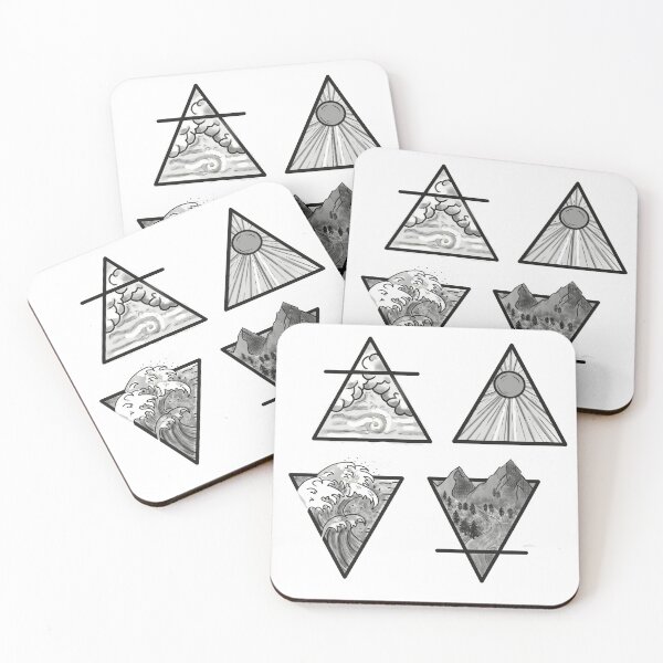 Item preview, The four elements designed and sold by Botsaska.