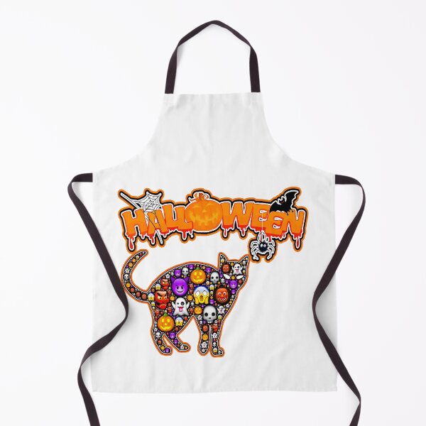 Item preview, Halloween Scary and Beautiful Cat with Emojis designed and sold by Shekevara.