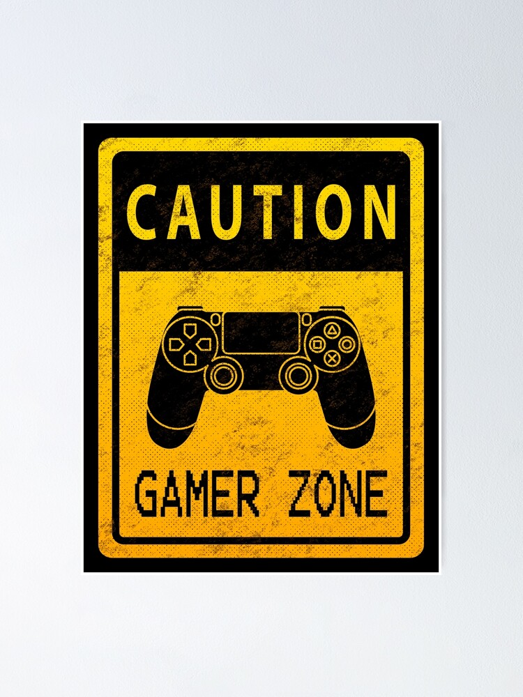 Gamer Zone Poster For Sale By Narastudio Redbubble