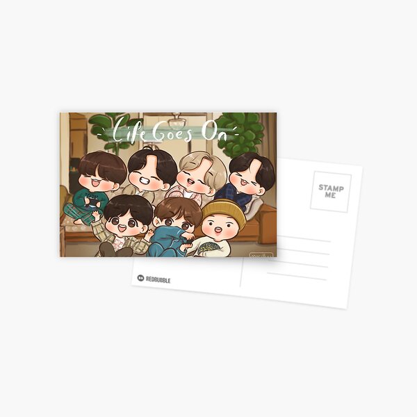 Bts-Life Goes On Postcard
