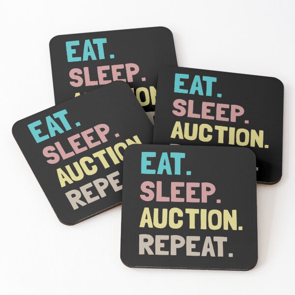Item preview, Eat Sleep Auction Repeat designed and sold by Life Shop.