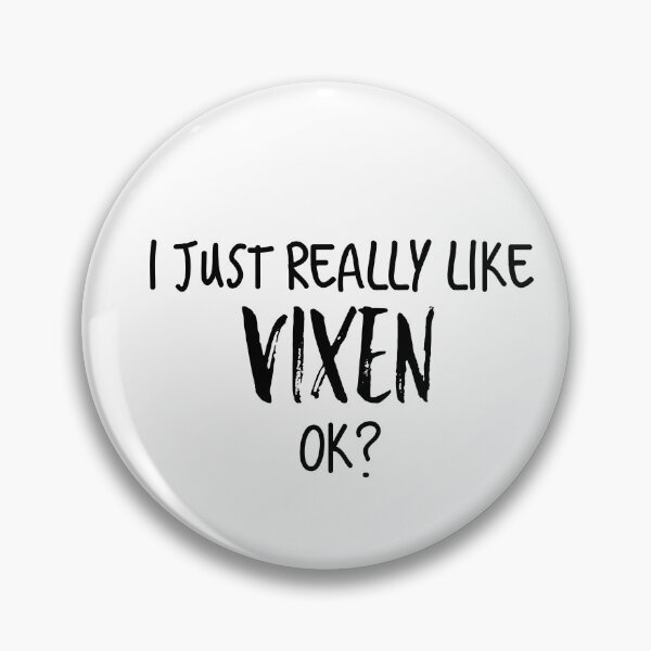 Item preview, I Just Really Like Foxes & Vixen Classic Black designed and sold by MNSDesignHub.