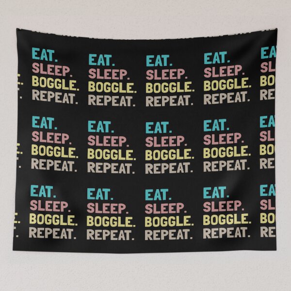 Item preview, Eat Sleep Boggle Repeat designed and sold by Life Shop.