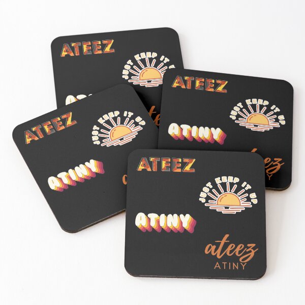 Item preview, ATEEZ Collage Pack Cute 90s Aesthetic Atiny [BUY MEDIUM OR LARGER FOR STICKER PACK] designed and sold by SugarSaint.