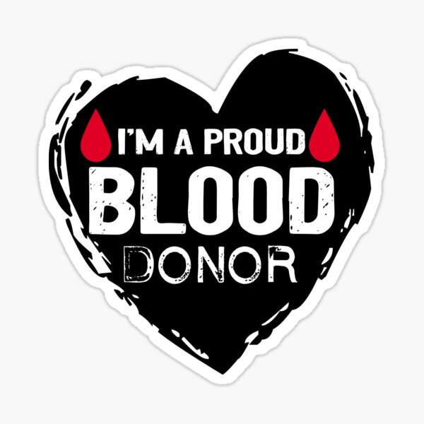 Item preview, I'm a Proud Blood Donor designed and sold by SmartStyle.