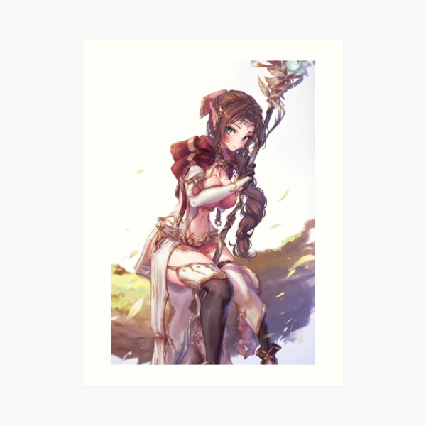 Aerith Fantasy | Final Fantasy VII Art Print