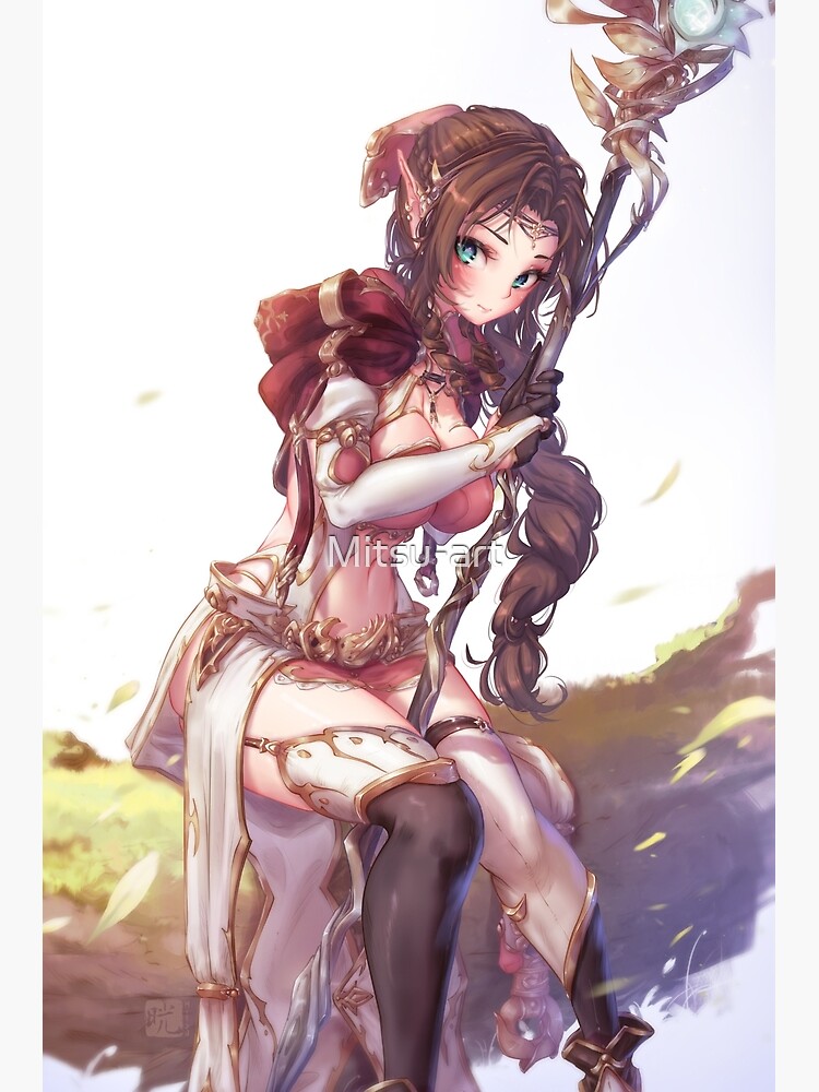 Aerith Fantasy | Final Fantasy VII by Mitsu-art