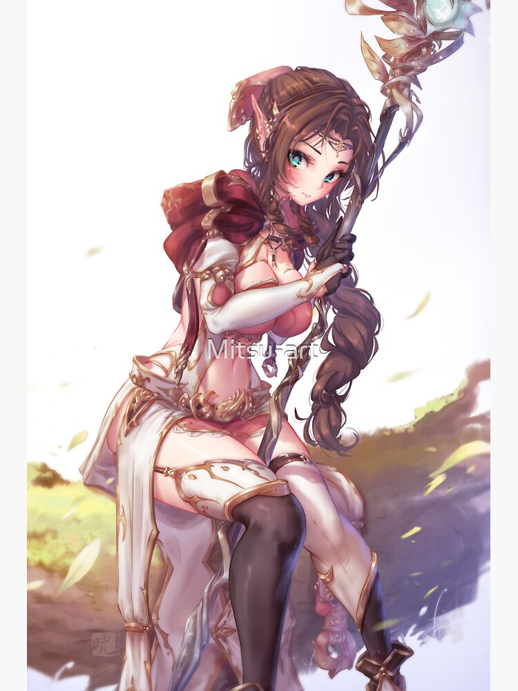 Aerith Fantasy | Final Fantasy VII by Mitsu-art